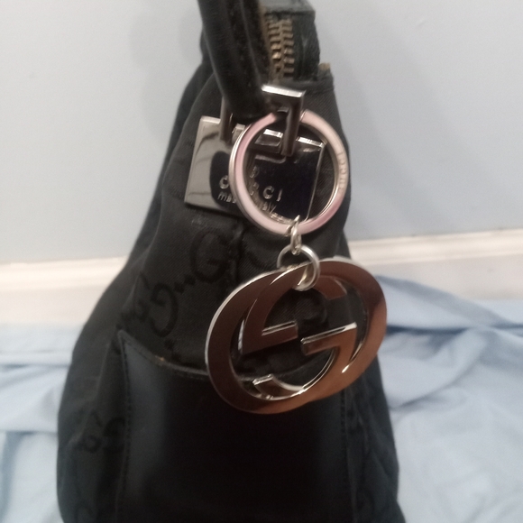 Sold Gucci GG Nylon Shoulder Handbag - Picture 6 of 10